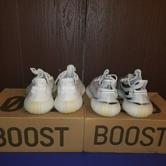 Yeezy Boost 350 v2 Zebras+Cream Whites main image 4